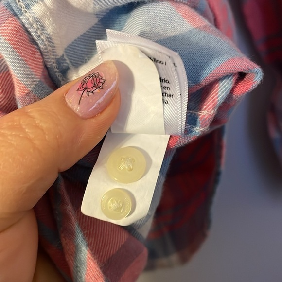 Vineyard Vines Slim Fit Tucker Shirt Plaid Linen Cotton Blend size L - Picture 7 of 16